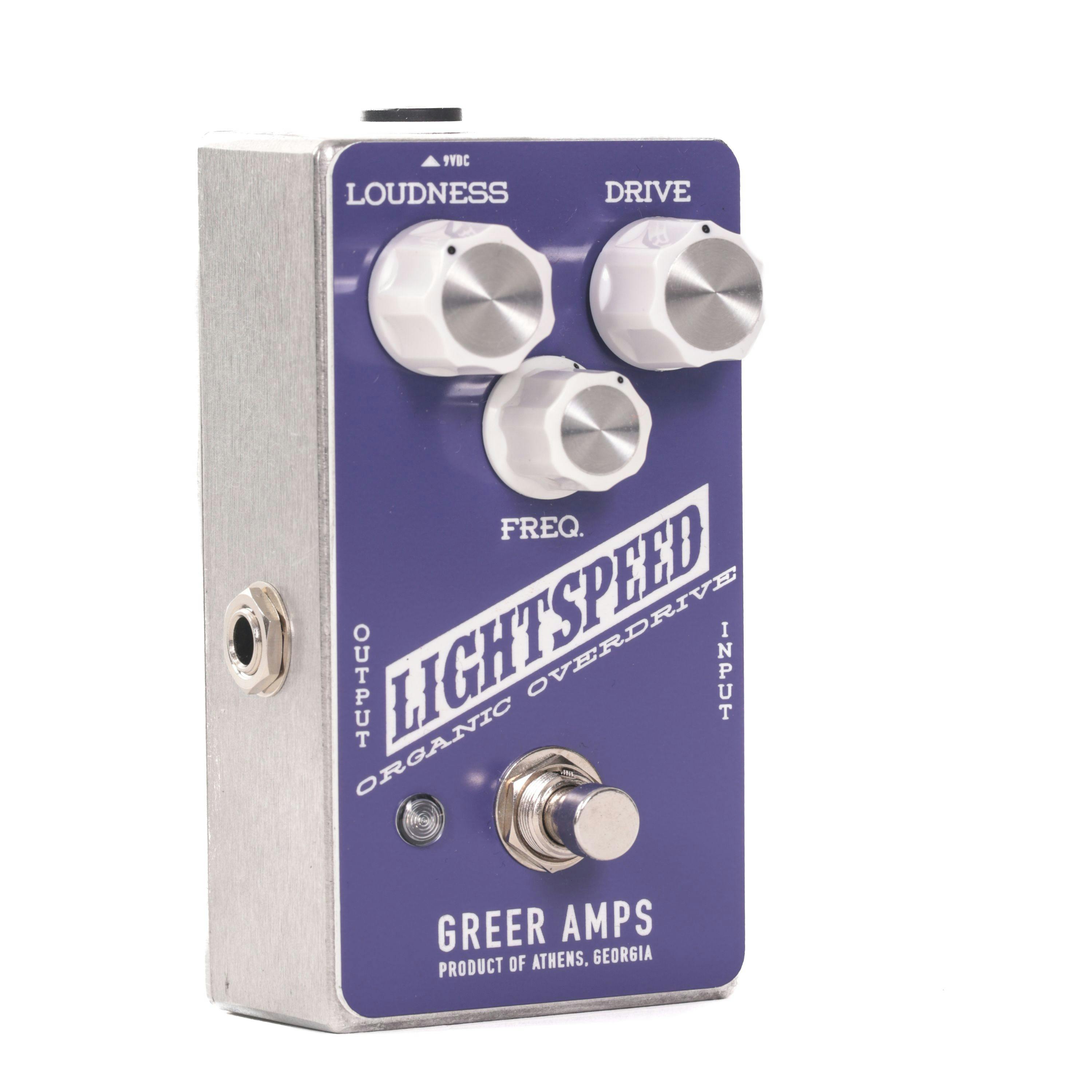 Greer Amps Lightspeed Organic Overdrive Pedal Purple Edition